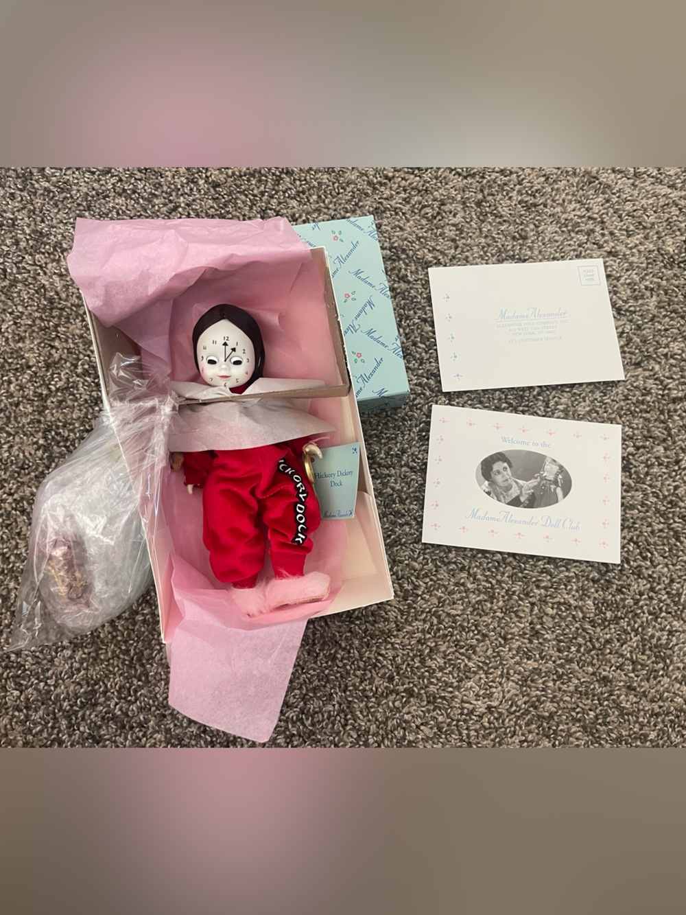 NEW Vintage Madame Alexander Hickory Dickory Dock 8” Doll #11650